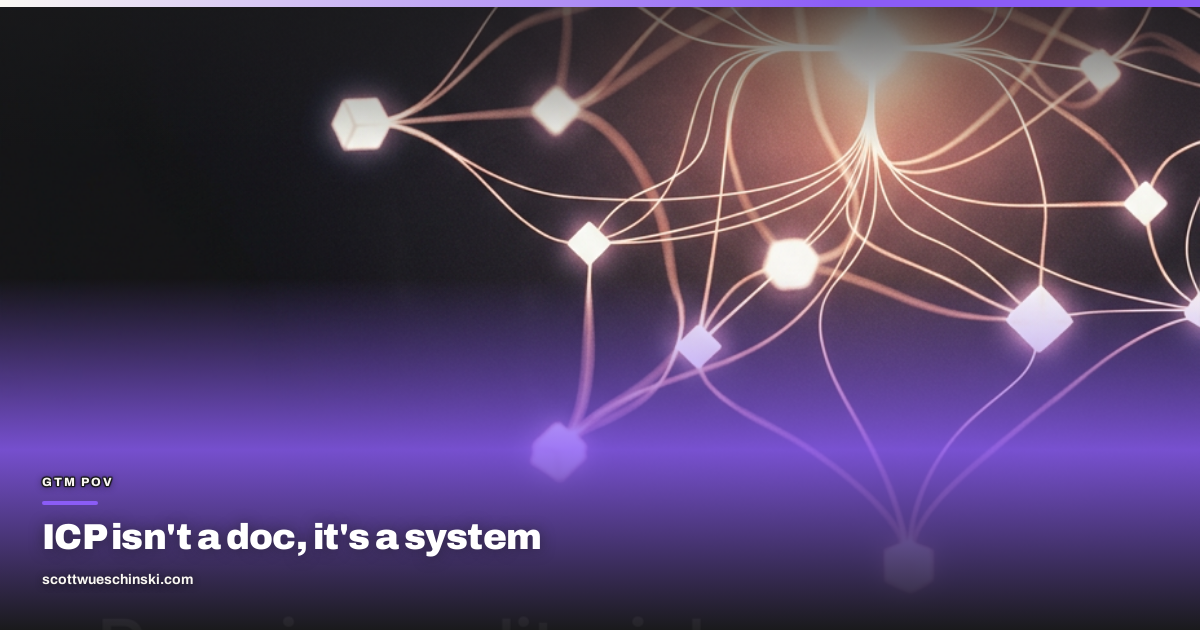 ICP isn't a doc, it's a system